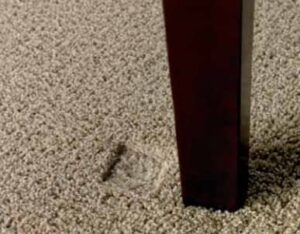 آسیب پایه مبل به فرش