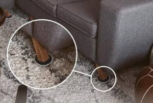 جلوگیری از آسیب پایه مبل به فرش با استفاده از قالب لغزنده